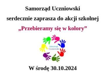 Środa, 30.10 - „Przebieramy się w kolory”