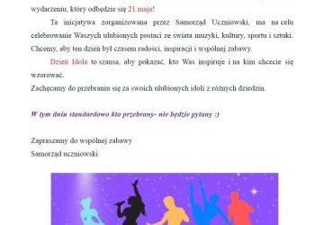 Dzień Idola w SP40 - 21.05.2025