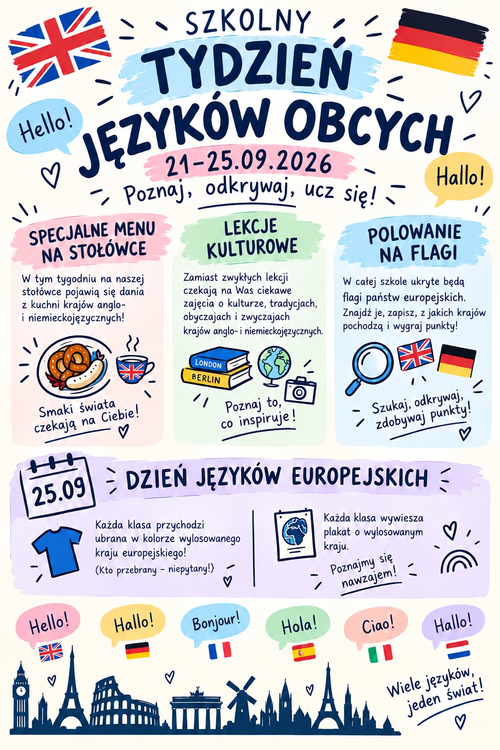 21-25.09.2026 - Tydzień Języków Obcych