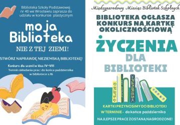 Konkursy biblioteczne - październik 2024