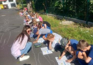 3.09.2025 - 3b na lekcji przyrody w terenie