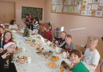 Świąteczne spotkanie uczniów klasy 4C