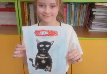 Prace uczniów 3b na międzyszkolny konkurs plastyczny 