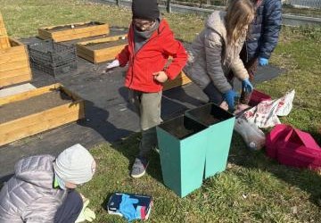 Wiosenne porządki w ogrodzie społecznym